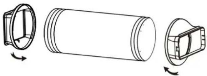 Orbegozo ADR 71 - INSTALE EL CONJUNTO DEL TUBO DE SALIDA DE AIRE - 7