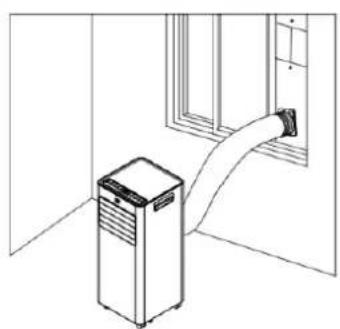 Orbegozo ADR 71 - INSTALE EL ADAPTADOR DE VENTANA - 3