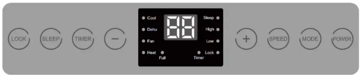Orbegozo ADR 71 - PANELL DE CONTROL - 1