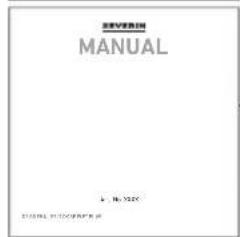 SEVERIN KG 2398 - Signal word - 4