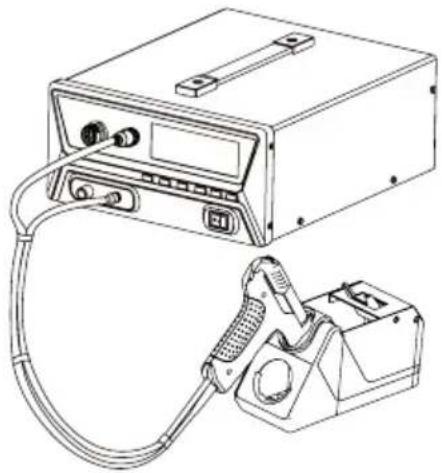 Toolcraft TPS-900 - a) Pistolet à dessouder - 1