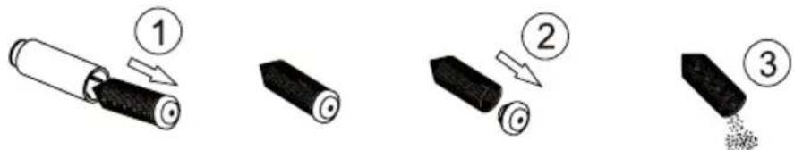 Toolcraft TPS-900 - d) Nettoyage du pistolet à dessouder - 3