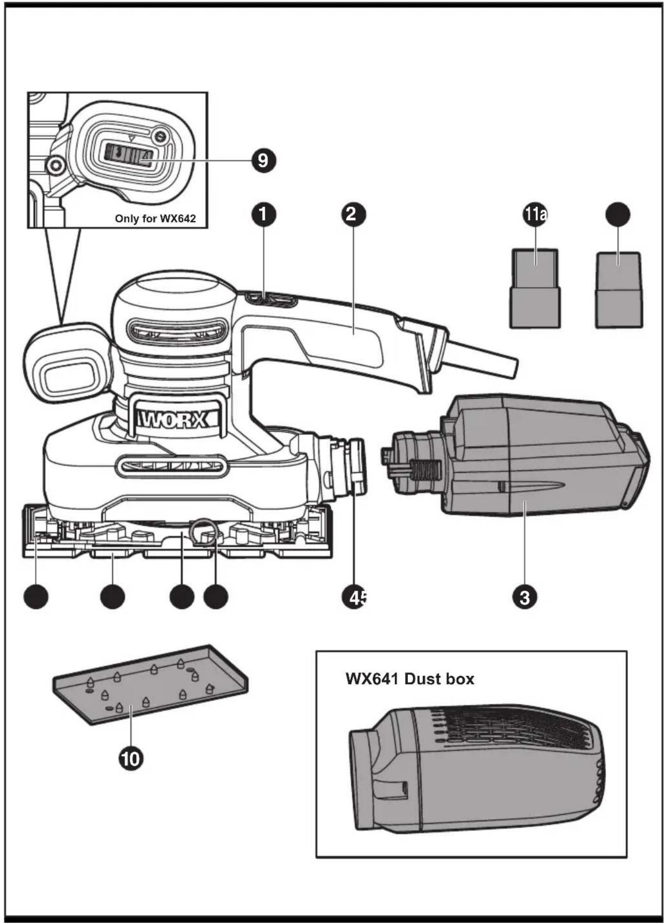 WORX WX642.1 - 1