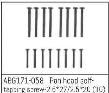 Absima Power 14002 - ERSATZTEILE / SPARE PARTS - 22