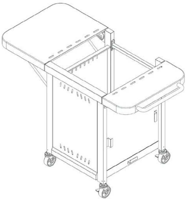 Mr. Pizza ZOC1509M - Pizza Oven & Grill Cart - 1