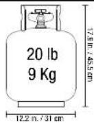 Mr. Pizza ZOC1509M - Installing LP Gas Tank - 1