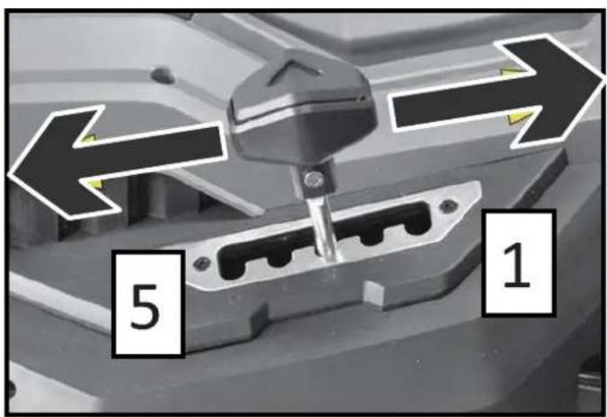 Fuxtec FX-RME38 - Snijhoogte instellen - 1