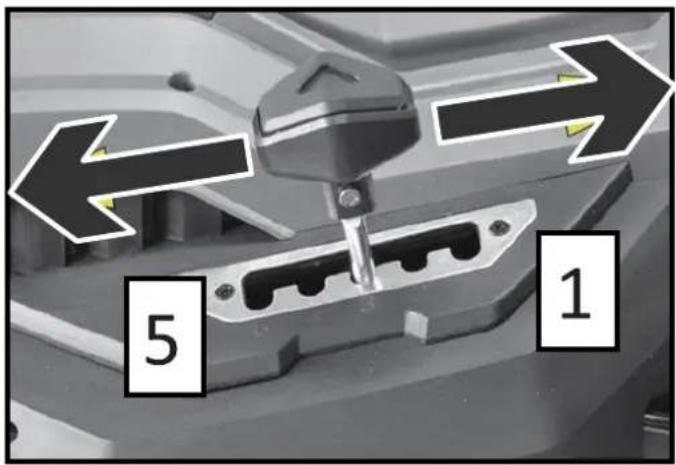 Fuxtec FX-RME38 - RegULAção da altitude de corte - 1