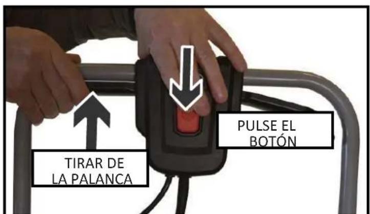 Fuxtec FX-RME38 - Arranque y parada del cortacésped - 1
