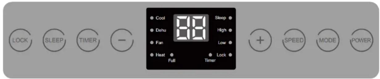 Orbegozo ADR 97 - PANEL DE CONTROL - 1