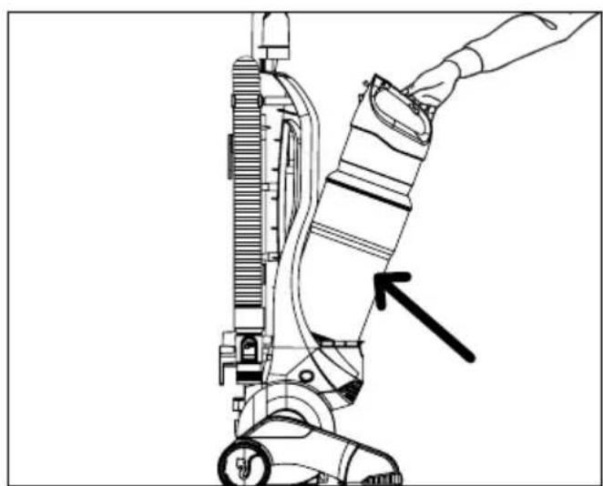 DIRT DEVIL Endura Max XL - DIRT CUP &amp; FILTER: REMOVAL &amp; REPLACEMENT - 4