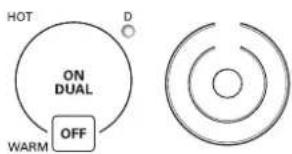 LG LCE3610SBE - Using the Dual Elements - 2
