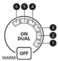 LG LCE3610SBE - Panel de control - 1
