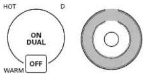 LG LCE3610SBE - Using the Dual Elements - 1