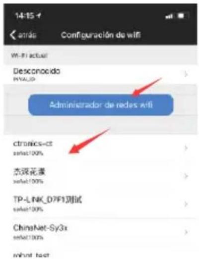 Ctronics S20-G - Método 2: Configurar la red a través de un hotspot - 4