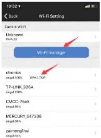 Ctronics S20-G - Method 2: Configure network via hotspot - 8
