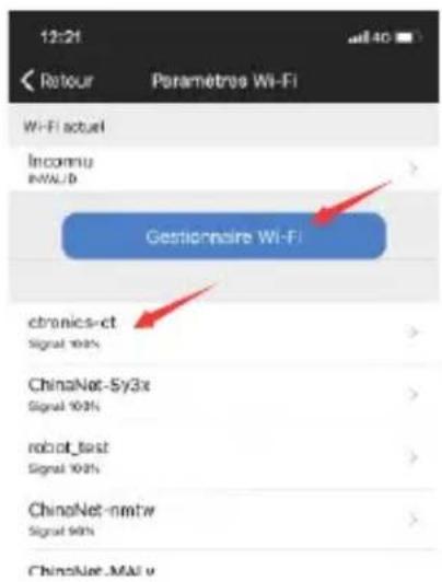 Ctronics S20-G - Méthode 2 : Configuration du réseau via un hotspot - 8