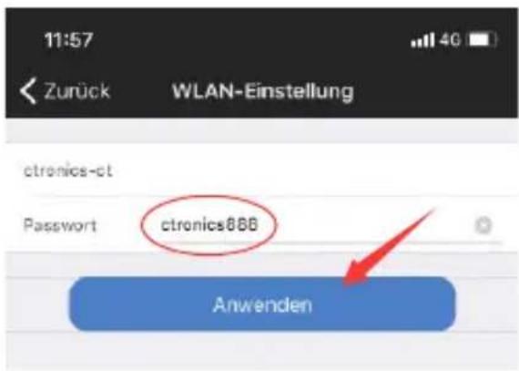 Ctronics S20-G - Methode 2: Netzwerk über Hotspot konfiguriere - 9
