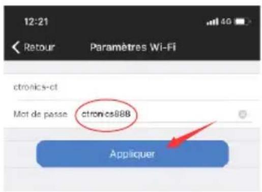 Ctronics S20-G - Méthode 2 : Configuration du réseau via un hotspot - 9