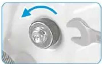 TECNOLEC FT8WH - ■ Removing transit bolts - 1