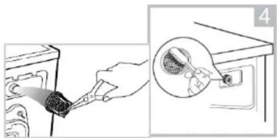 TECNOLEC FT8WH - ■ Cleaning the Inlet Filter - 5