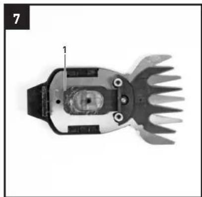 AYCE AGS 10 8 Li - Wechseln der Messer - 5