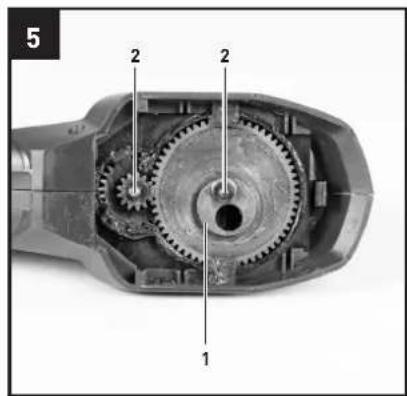 AYCE AGS 10 8 Li - Remplacement des lames - 2