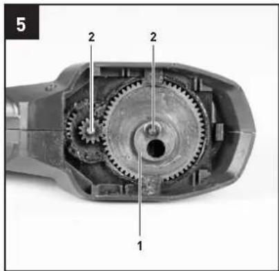 AYCE AGS 10 8 Li - Wechseln der Messer - 2