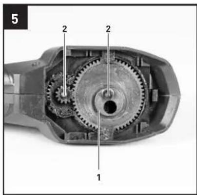 AYCE AGS 10 8 Li - Sostituzione delle lame - 2