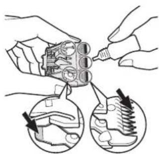 PANASONIC ER-GB370 - Lubrication - 1