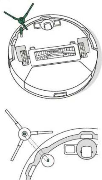 IROBOT Roomba Vac - Nettoyage de la brosse latérale - 1