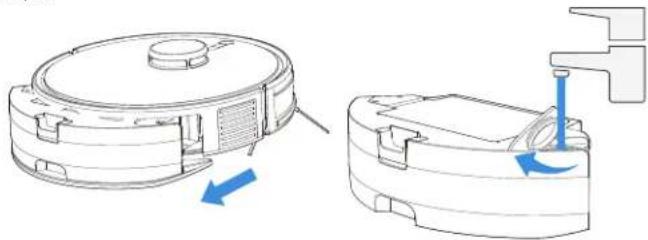 ECOVACS GOAT G1-2000 - Aggiunta dell'acqua - 1