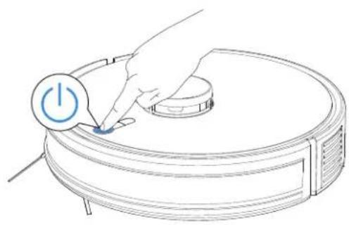 ECOVACS GOAT G1-2000 - Schalte das Gerät durch Umlegen des Ein-/Ausschalters ein. - 1