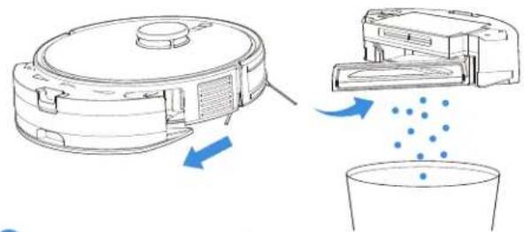 ECOVACS GOAT G1-2000 - Vedligeholdelse af støvbeholderen - 1