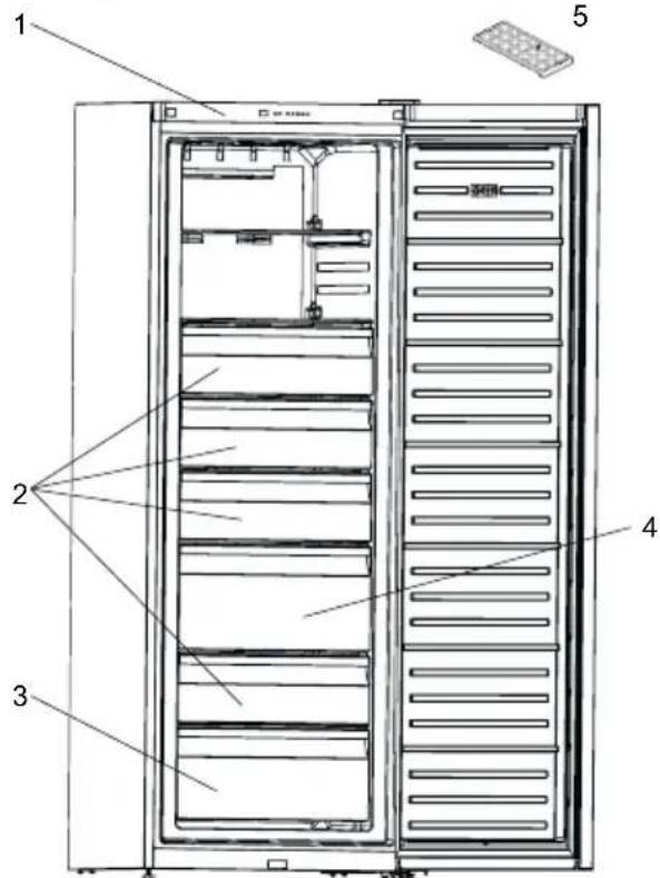 CONTINENTAL EDISON CECUF405NFIX - DESCRIZIONE DELL'APPARECCHIO - 1