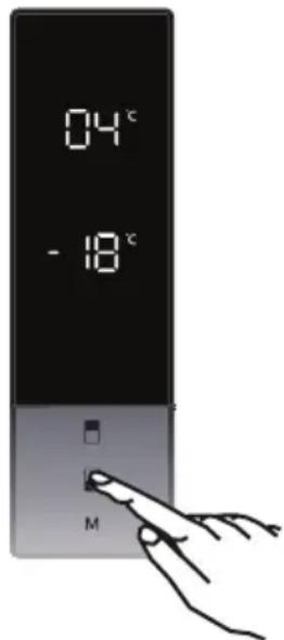 CONTINENTAL EDISON CEFC472NFIX - Ajustes de temperatura del congelador - 1