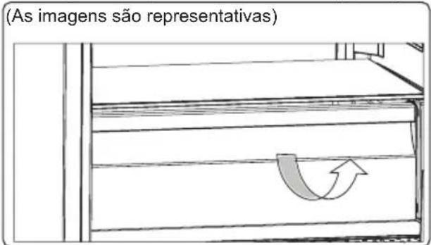 CONTINENTAL EDISON CEFC472NFIX - Removção da prateleira de refrigeração - 1