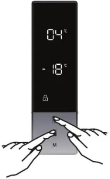 CONTINENTAL EDISON CEFC472NFIX - Activating Child Lock - 1