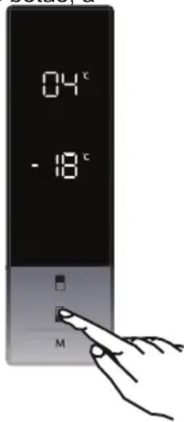 CONTINENTAL EDISON CEFC472NFIX - Definições de temperatura do congelador - 1