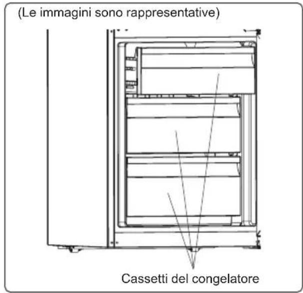 CONTINENTAL EDISON CEFC472NFIX - Cassetti del congelatore - 1