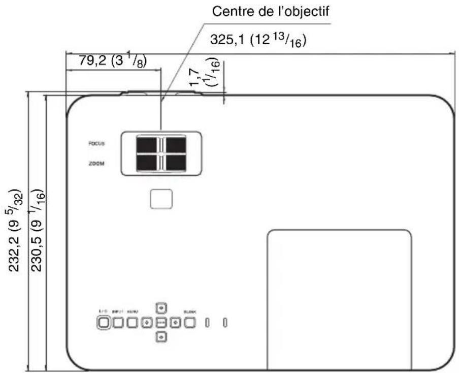 SONY VPL-DX270N - Dimensions - 1