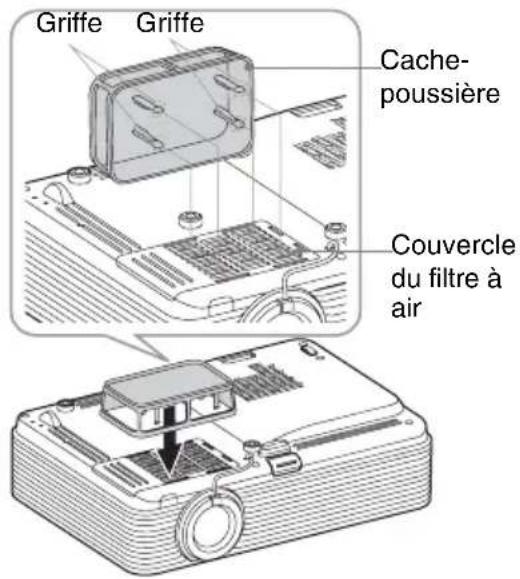 SONY VPL-DX270N - Fixation du cache-poussière - 1