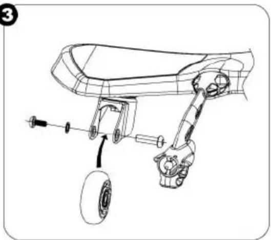 JD Bug Cool Carver - ■ Remplacer les roues et roulement - 3