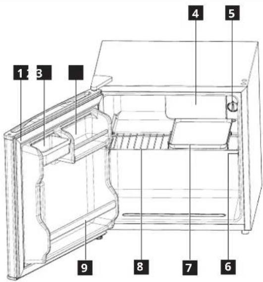 IKEA TILLREDA 605.787.29 - Description de l'appareil - 1