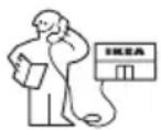 IKEA YTTERNÄS 005.683.56 - Kuidas meiega ühendust võtta, kui vajate meie teenust - 1