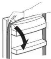 IKEA FORSNÄS 605.729.92 - De affdichtrubbers van de deur schoonmaken - 1