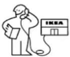 IKEA FORSNÄS 605.729.92 - Kak cBra3aTbC aHAM,ecn BAm HyXHa nOMoUcb - 1
