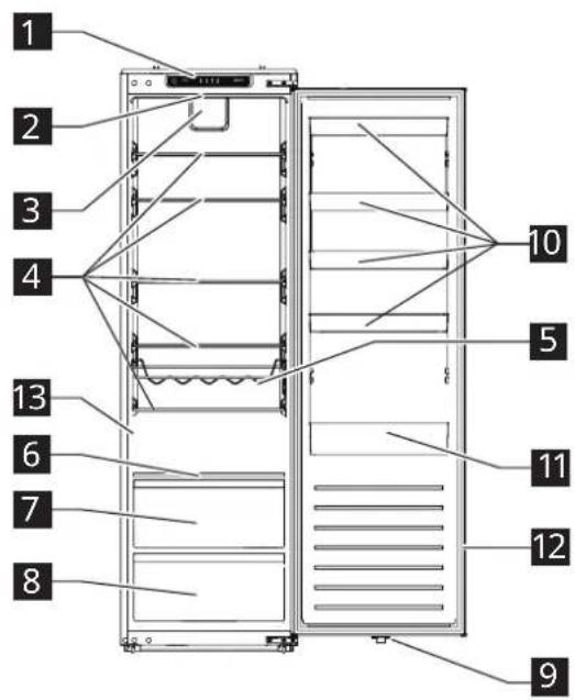 IKEA FORSNÄS 705.729.82 - Description de l'appareil - 1