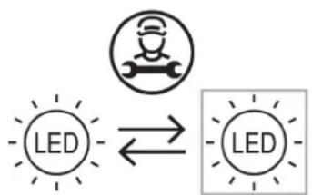 IKEA FORSNÄS 705.729.82 - Sostituzione della lampadina - 1