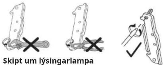 IKEA TYNNERÅS 105.679.50 - Breyting á stefnu hurðaropnunar - 1